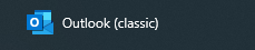 Figure: Outlook 2024 in the Windows start menu
